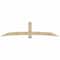 Ekena Millwork Bellingham Rough Sawn Timber Gable Bracket, Douglas Fir, 108"W x 27"H x 4"D x 6"F, 6/12 Pitch GBW108X27X0406BEL00RDF - alternate 1
